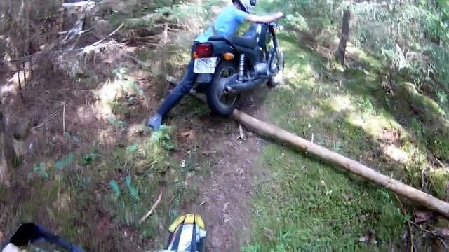 Питбайк и Зид Сова по лесным тропам!!! смотреть онлайн