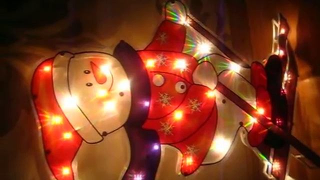 Электрическое панно снеговик на лыжах смотреть онлайн