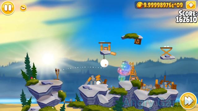 Angry Birds Seasons Summer Camp 3 Stars 19 Level смотреть онлайн