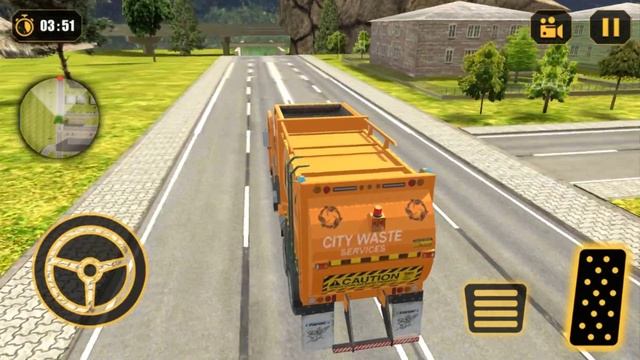 Garbage Truck Driver 2020 - Dumpster Truck Collecting Recycling Garbage - Android Gameplay Part 2 смотреть онлайн