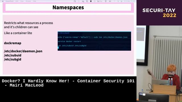 Docker? I Hardly Know Her! - Container Security 101 by Mairi MacLeod смотреть онлайн
