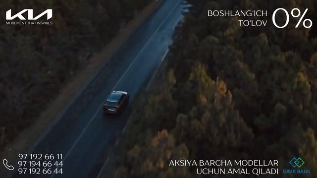 Kia avtomobillari uchun yangi qulay kredit shartlari: dastlabki to'lov 0% смотреть онлайн