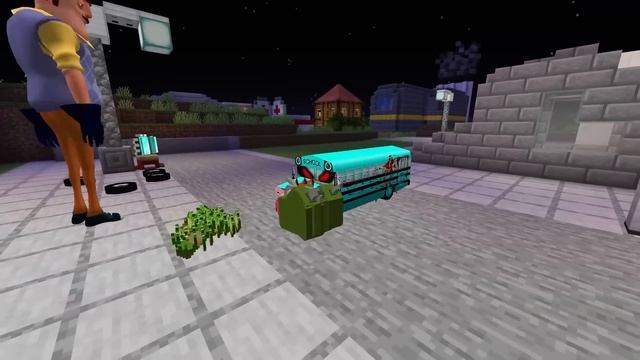 HOW to FIND ALL LONGEST SCHOOL BUS SNAKES FAMILY in Minecraft by Alex Craft ? Minecraft Car Memes ! смотреть онлайн