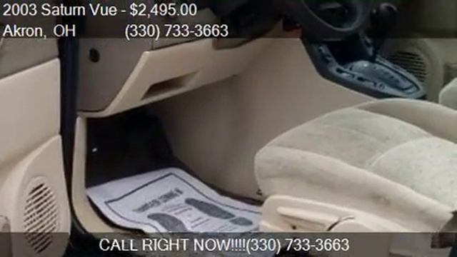 2003 Saturn Vue Base AWD 4dr SUV V6 for sale in Akron, OH 44 смотреть онлайн