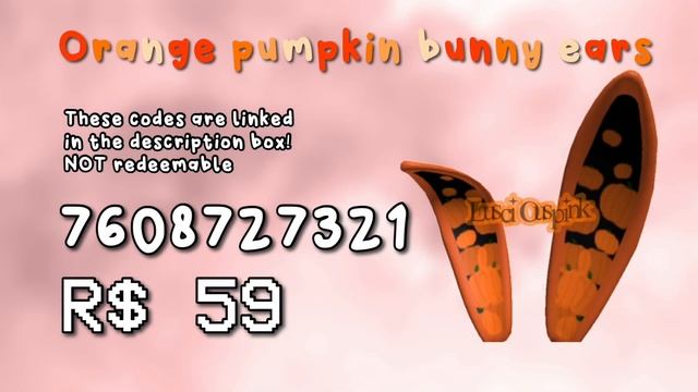 30+ Aesthetic Halloween Accessory Codes for Roblox/Bloxburg смотреть онлайн