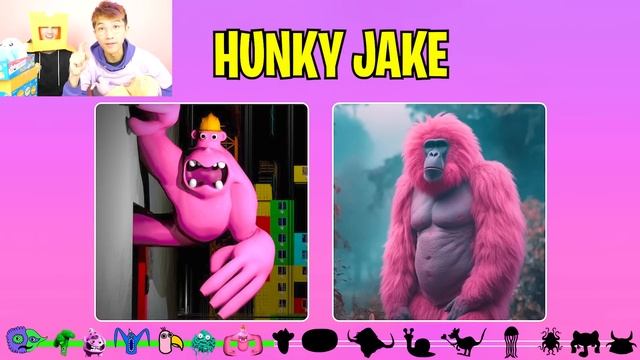 ALL GARTEN OF BANBAN MONSTERS IN REAL LIFE!? (LANKYBOX REACTION!) смотреть онлайн