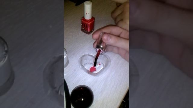Лизун из лака для ногтей.... смотреть онлайн