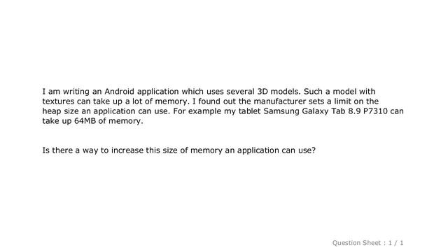 Android : How to increase heap size of an android application? смотреть онлайн