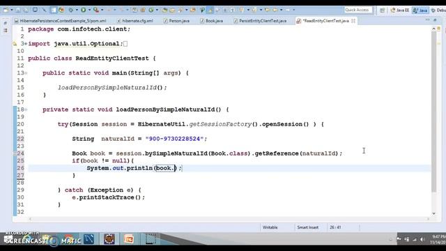 Read an Entity by natural-id in hibernate with example смотреть онлайн
