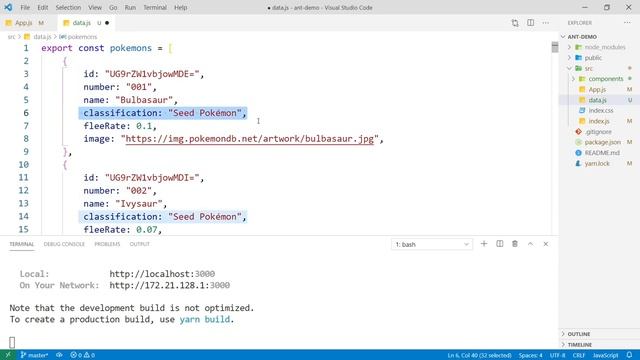 Библиотека компонентов Ant Design. Быстрый старт смотреть онлайн