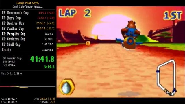 Banjo Pilot Any% Speedrun in 1:19:50 смотреть онлайн
