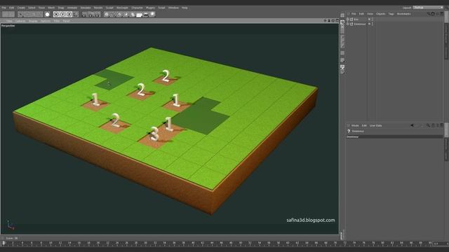 Minesweeper / Demineur in Cinema 4D смотреть онлайн