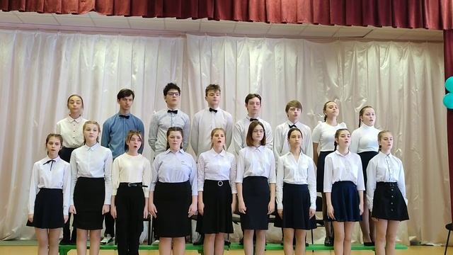 Академическое хоровое пение Сочинение отечественного композитора патриотического содержания «Колок смотреть онлайн