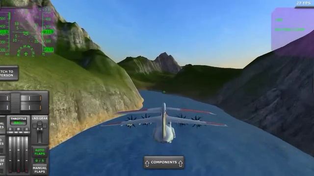 Turboprop Simulator l emergency water landing смотреть онлайн