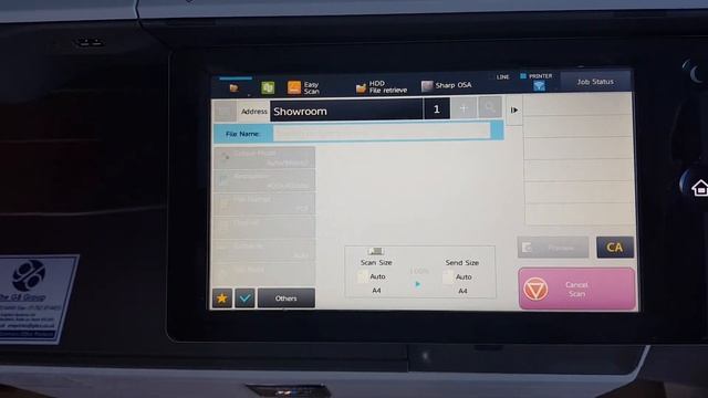 Scanning To Network Folder Sharp MX-3050, 3060 And MX-3070 Range смотреть онлайн