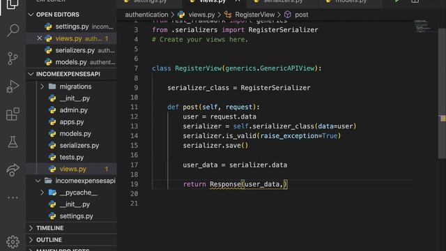 User Email Registration. Django rest framework project tutorial. [3] смотреть онлайн