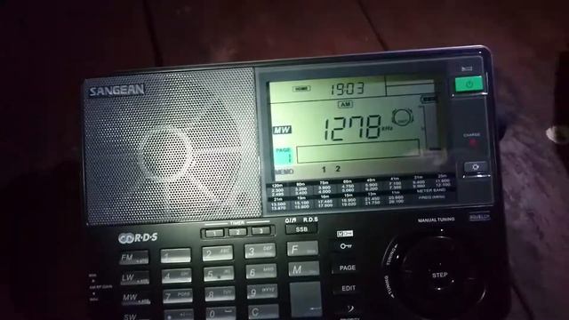 1278 KHz Океан-214 и Sangean ATS 909XR на магнитные антенны смотреть онлайн