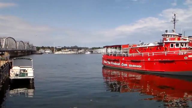Fred A. Busse Fireboat, Sturgeon Bay, Wisconsin смотреть онлайн