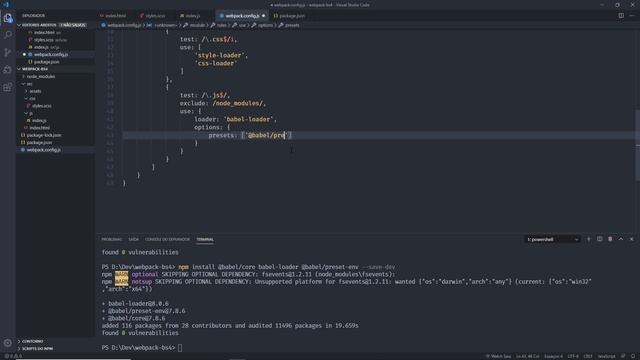 Bootstrap 4 + Webpack | Instalação e projeto (com Sass e JS) смотреть онлайн