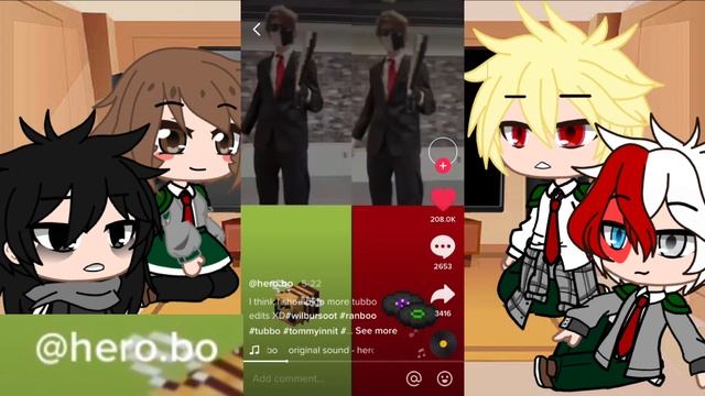 Mha reacts to deku's past || deku as tubbo || mha x dsmp || gacha club || смотреть онлайн