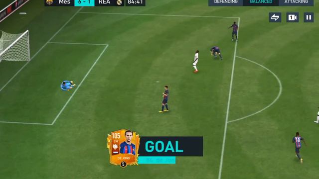 FIFA Mobile 23 - Frenkie de Jong Out Side The Box Goal смотреть онлайн