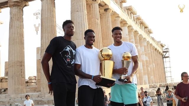 All-Access: Giannis & Thanasis Visit The Acropolis With Larry O'Brien Trophy смотреть онлайн