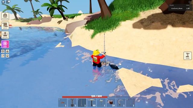 how to CAPTURE PUFFERFISH and SHARKS!! | Islands ROBLOX смотреть онлайн