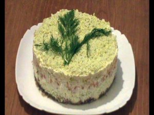 Салат Мимоза.