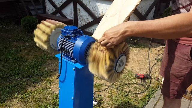 ОБРАБОТКА ДОСКИ DE-TERO - ШЛИФОВАЛЬНЫЕ ЩЕТОЧНЫЕ СИСТЕМЫ смотреть онлайн