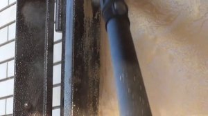 Пароочиститель KARCHER (Керхер) CS3 против цементной штукатурки