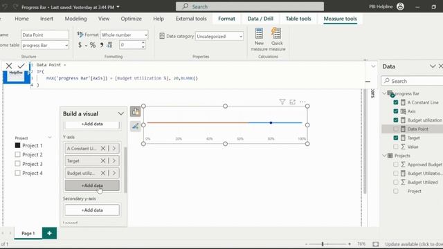 Power BI Native Progress Bar | Create Progress Bars Without Custom Visual or SVG in Power BI смотреть онлайн