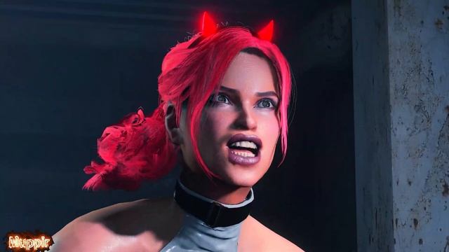 Resident Evil 2 Remake Lara Croft in Perfect Demon costume 4k MOD смотреть онлайн