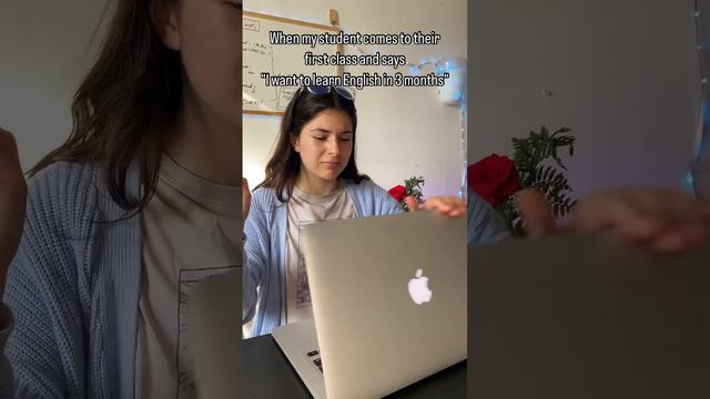 When my student wants to learn English in three months #aprendeinglesonline #inglesfacil смотреть онлайн