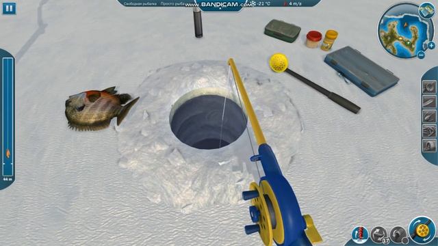 Зимняя рыбалка игра-IceLakes смотреть онлайн