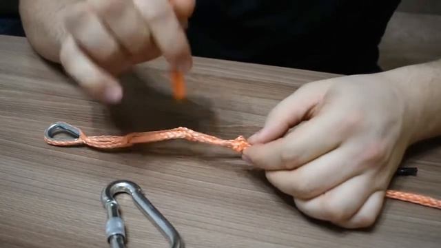 Как сделать петлю на синтетическом (кевларовом) тросу