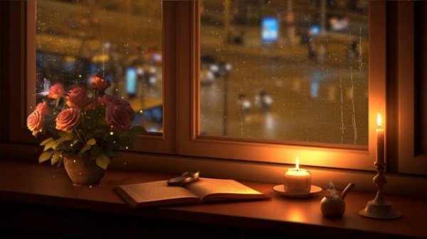 Джаз для отдыха.Relaxing Sleep Jazz Rain - Slow Jazz Sax Instrumental Music