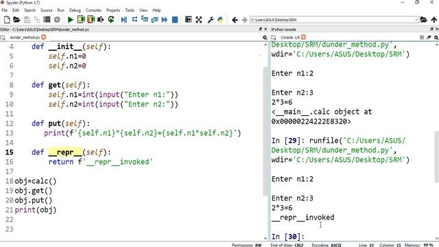 #04| OOP in Python | Python OOP Tutorial | Dunder Methods | Magic Method | special method | Tamil смотреть онлайн