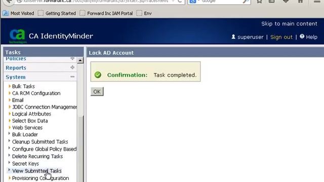 CA Identity Manager Tutorial Chapter 9 Example: Modify account attributes смотреть онлайн