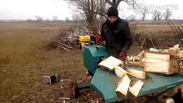 Реечный дровокол. #дровокол #дрова #реечныйдровокол смотреть онлайн