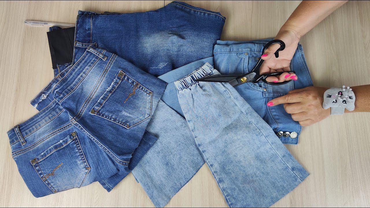 ВЗЯЛА ОБРЕЗКИ ОТ ДЖИНСОВ И СДЕЛАЛА УНИКАЛЬНУЮ ВЕЩЬ! смотреть онлайн