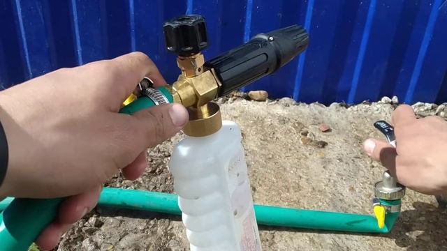 Пеногенератор к сети воды напрямую ??