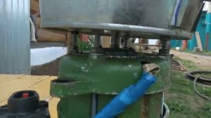 Самодельная траворезка от двигателя стиральной машины.