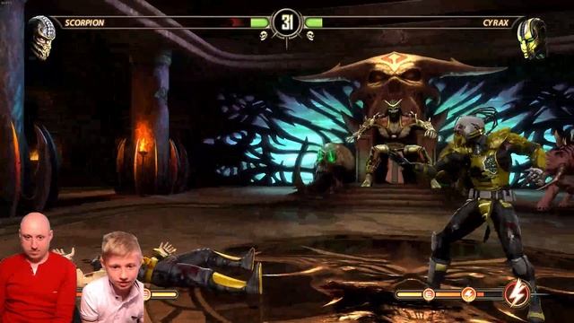 ИГРАЮ С ПАПОЙ В MORTAL KOMBAT. смотреть онлайн