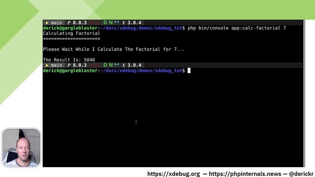Xdebug 3: Debugging Symfony Console Commands смотреть онлайн