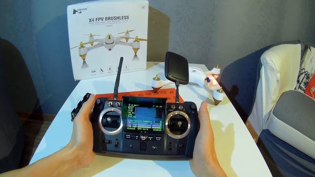 Пульт аппаратура Хабсан Про версия FPV1 обзор Transmitter Hubsan H906A Pro rewiew смотреть онлайн