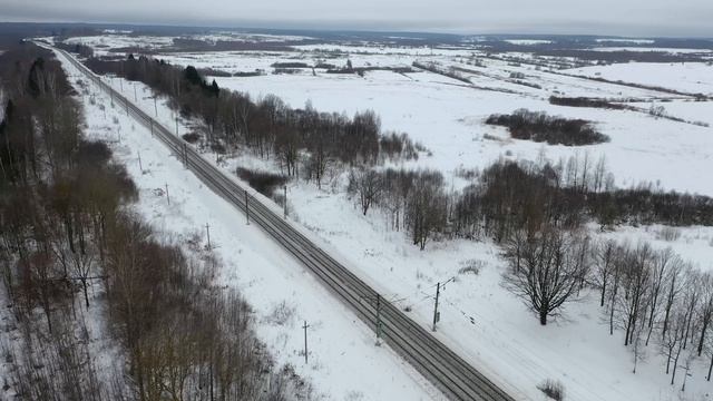 Староселье и окрестности с высоты (4K, 02.02.2019 г.) смотреть онлайн