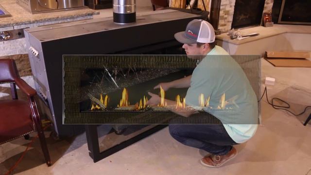 Napoleon LV50 Linear Direct Vent LED Lighting fireplace review смотреть онлайн