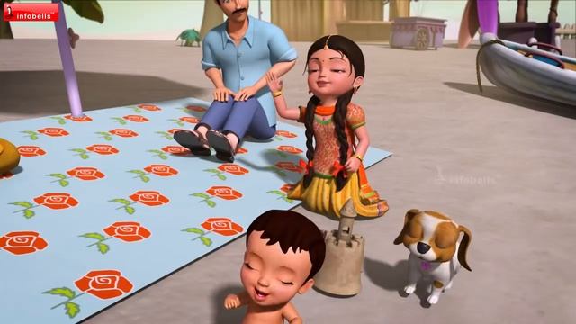 Naach Mor Ka - बाल गीत | Hindi Rhymes for Children Collection | Infobells смотреть онлайн