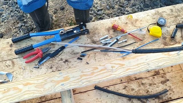 Стыковка провода СИП с кабелем для ввода в дом