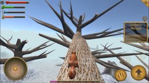 СИМУЛЯТОР БЕЛКИ #4 ЗИМА НАСТУПИЛА ОХОТИТСЯ ВОЛК в Squirrel Simulator